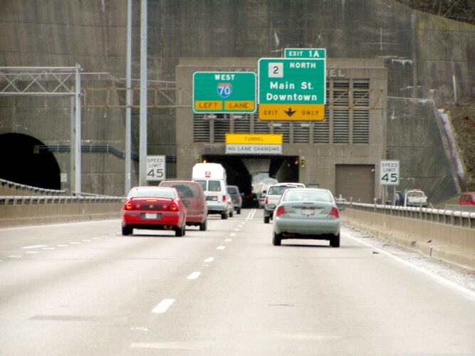 Traffic note: Interstate 70 west at Wheeling Tunnel to see intermittent lane closures Tuesday, Aug. 19, for maintenance